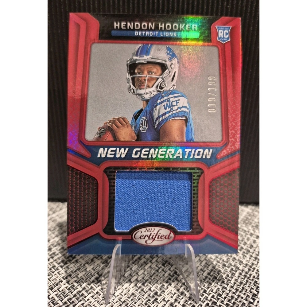 2023 Certified Hendon Hooker #NGJM-16 New Generation Mirror Red /199 (MEM)‎ (RC)